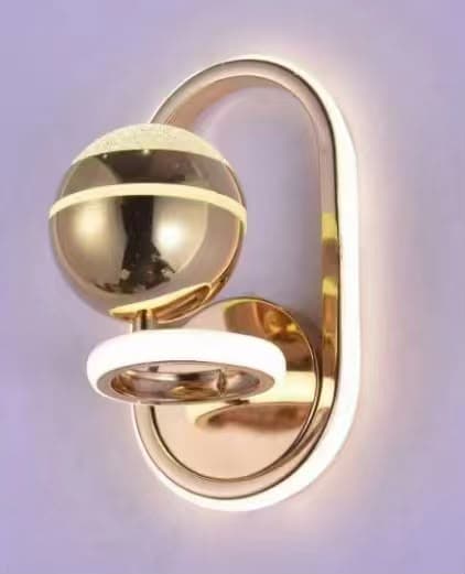 Orbit Gold Globe Wall Sconce