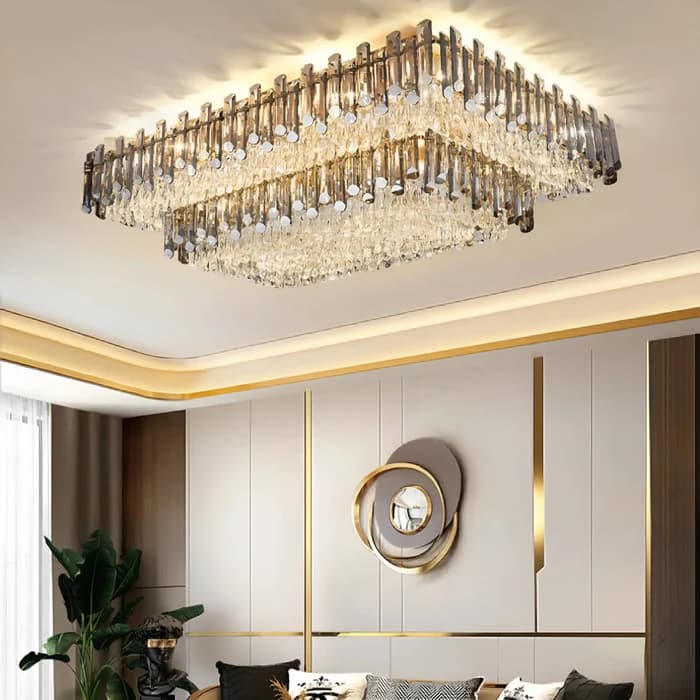 XQ325 Diamond Crystal LED Ceiling Chandelier