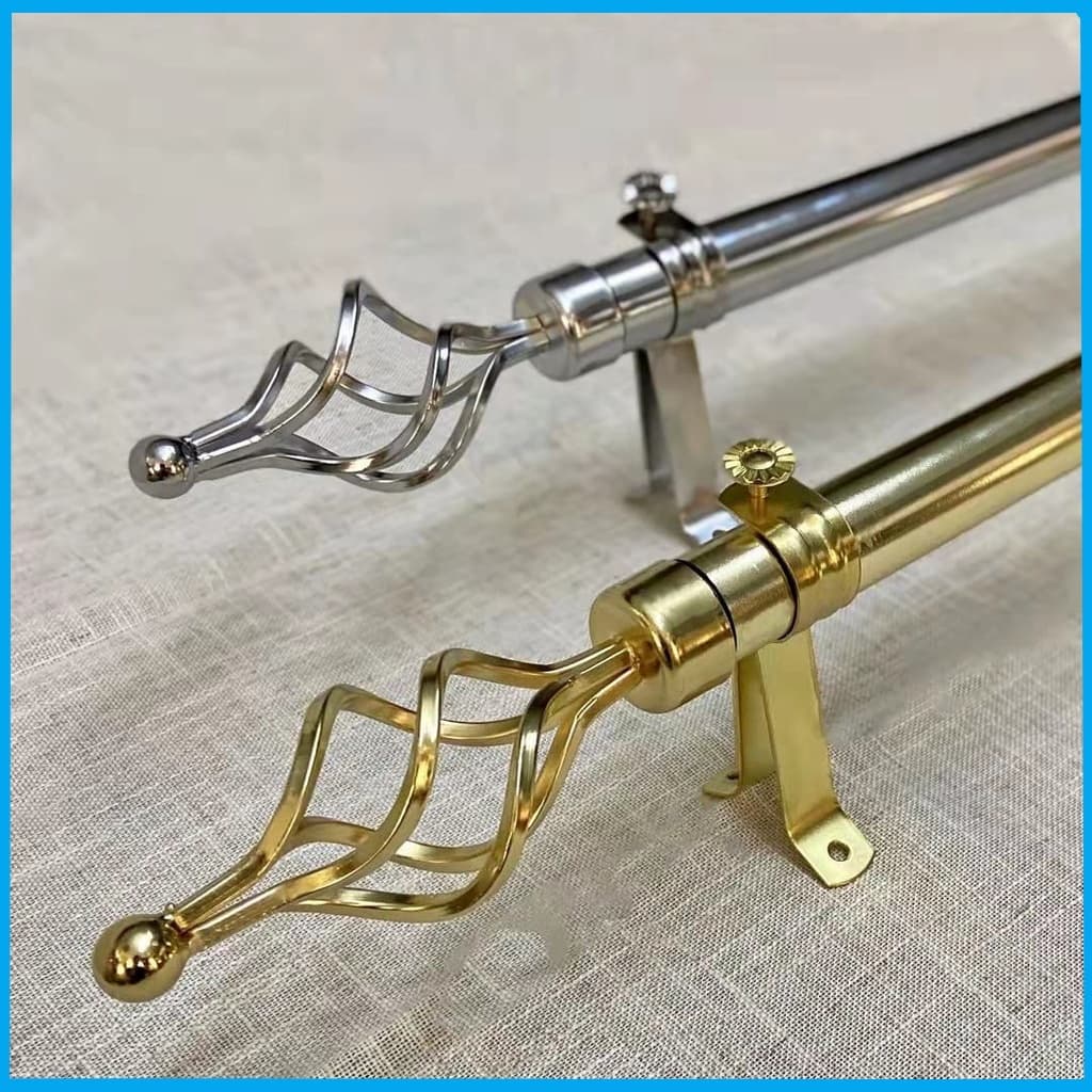 Luxury Cage Finial Curtain Rod